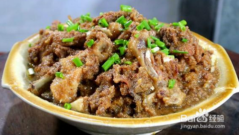 湖南米粉蒸鹅肉做法