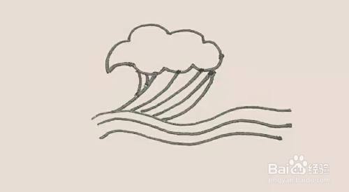 怎么画海浪