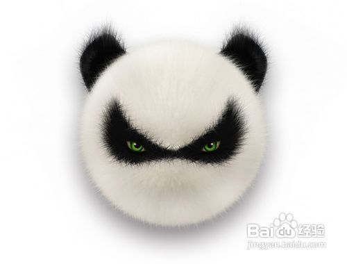 <b>Photoshop实例教程：制作愤怒的Q版熊猫头像</b>