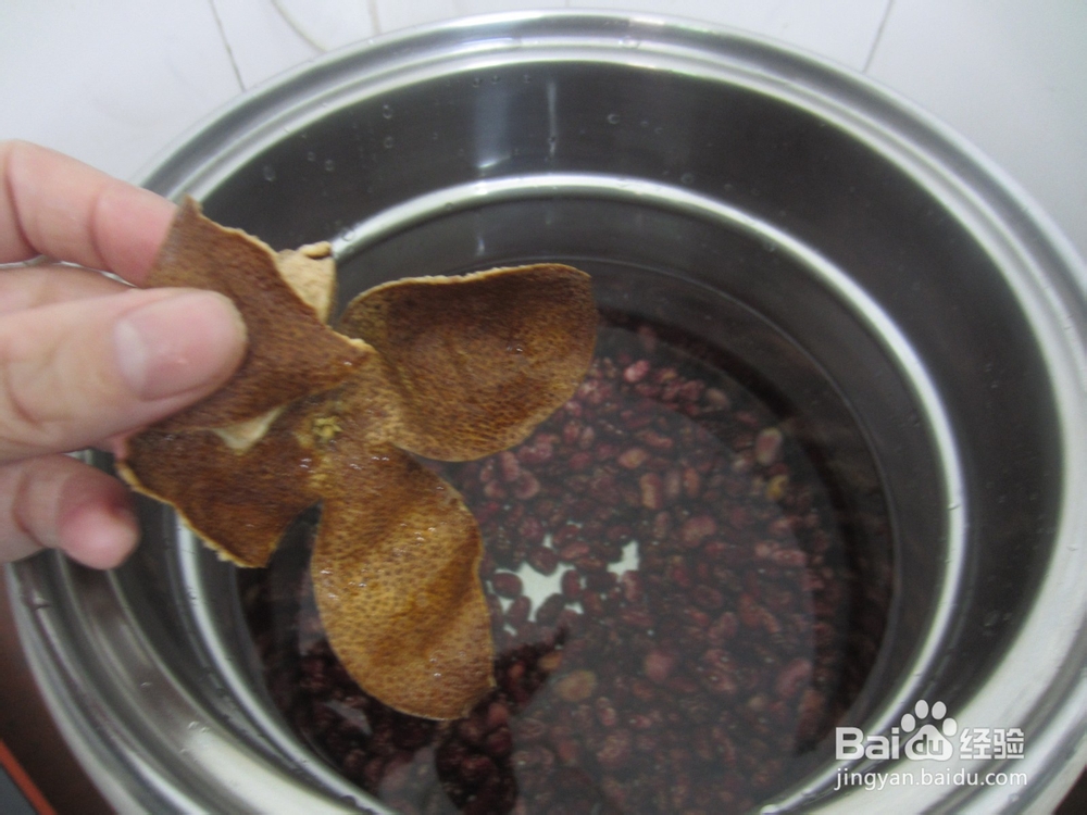 红豆糖水怎么做——陈皮红豆糖水