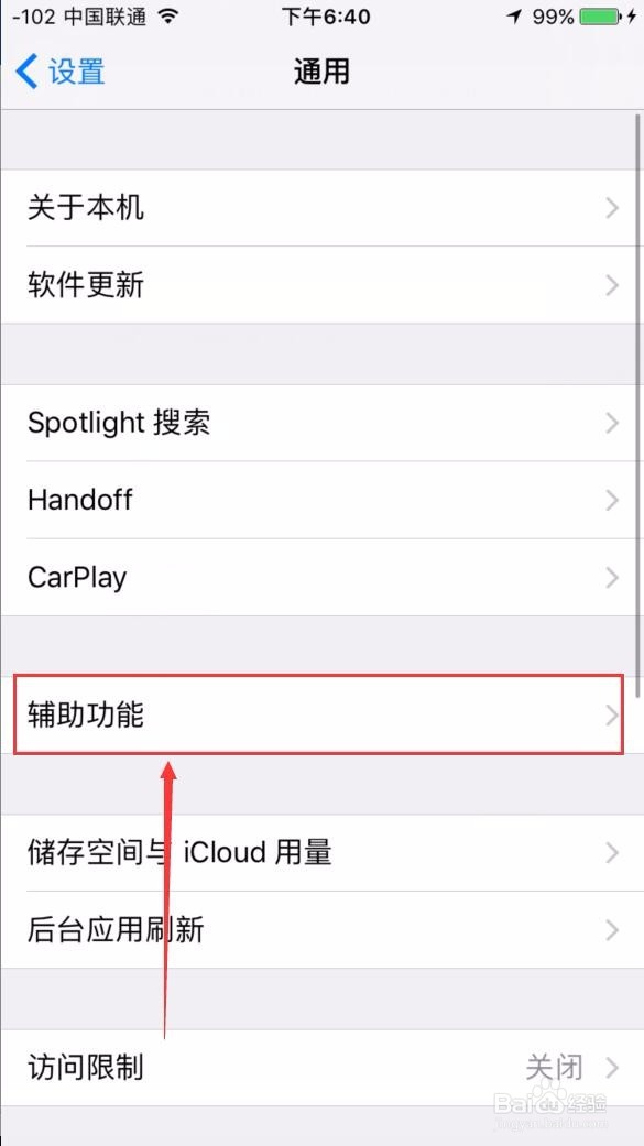 iPhone苹果怎么打开手机屏幕上的小白点
