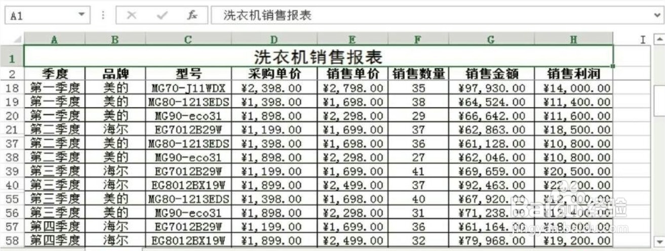 如何在excel2013版表格中创建分类汇总