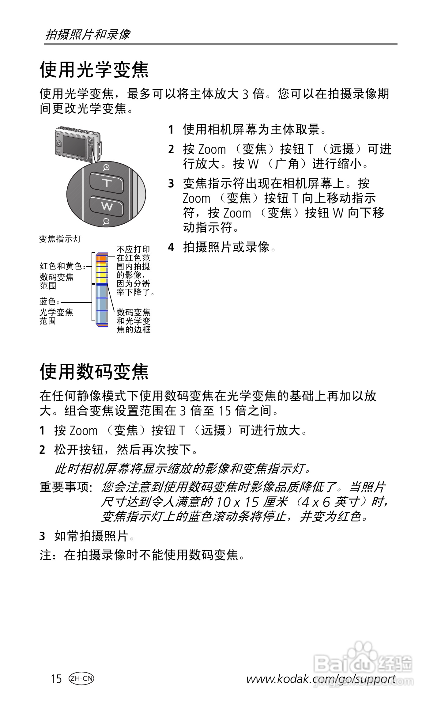 柯达EasyShare LS755变焦数码相机使用说明书:[3]