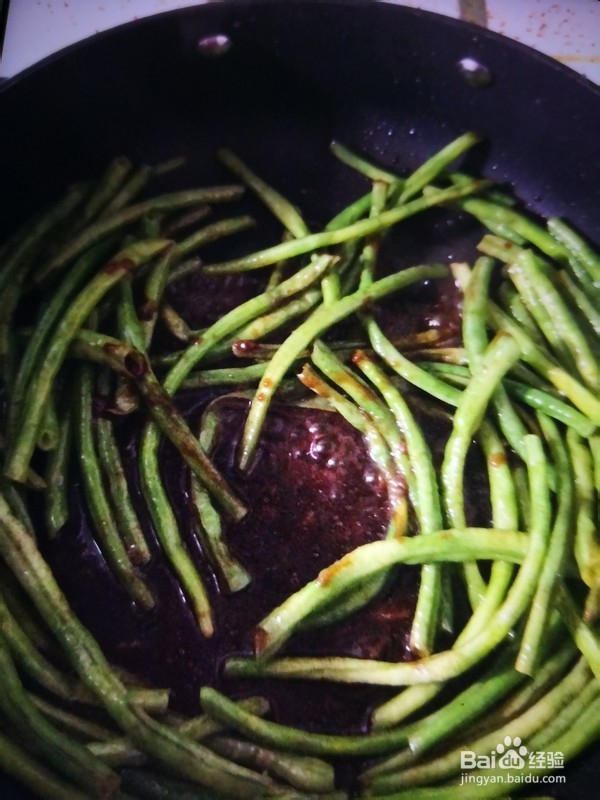 酱汤豇豆的做法