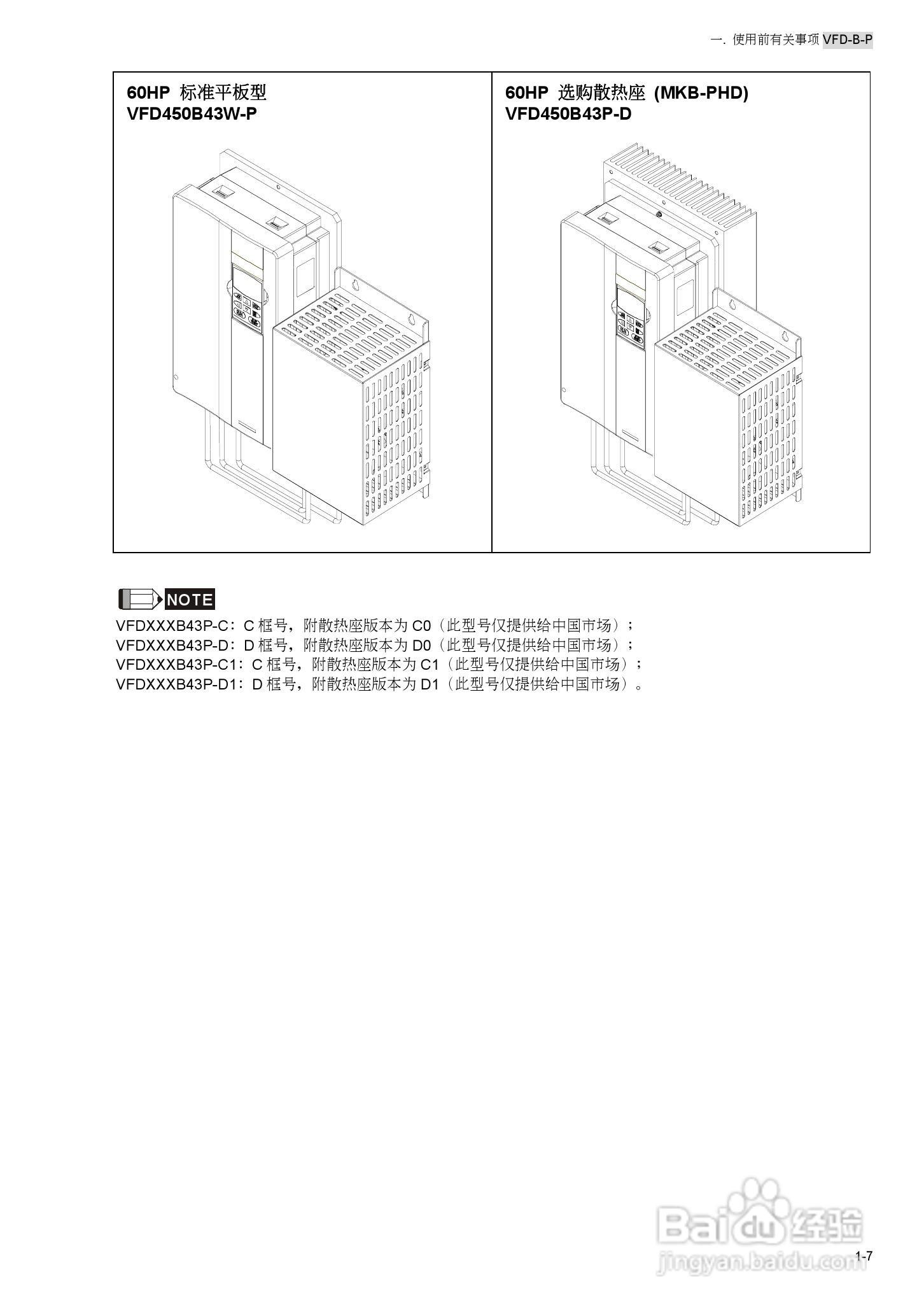 台安VFD450B43W-P变频器使用手册:[2]