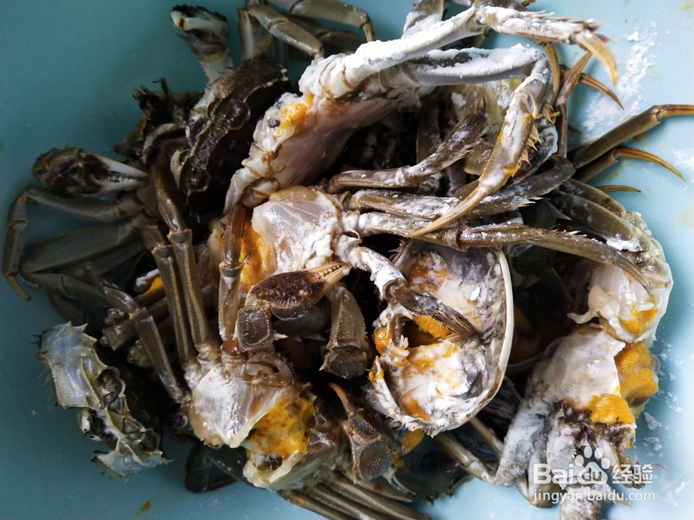 自己做好吃到爆的香辣大闸蟹海鲜美食