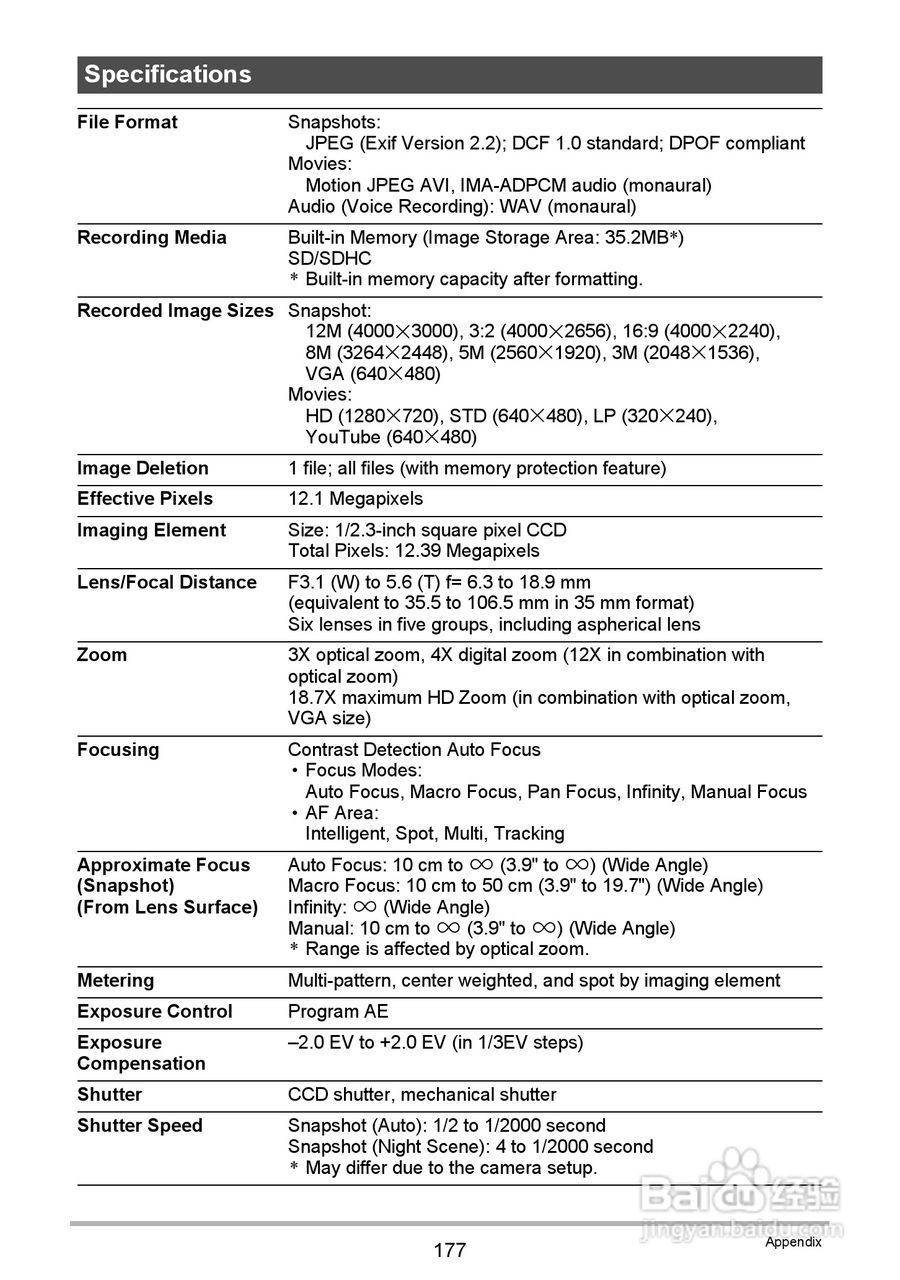 卡西欧EX-Z335数码相机使用说明书:[18]