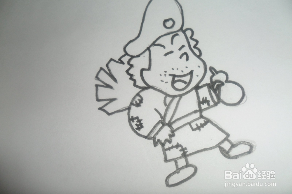 济公的简单画法