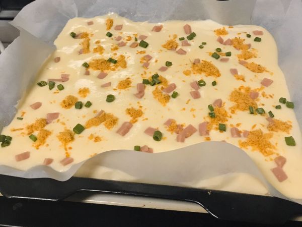 香肠肉松蛋糕卷