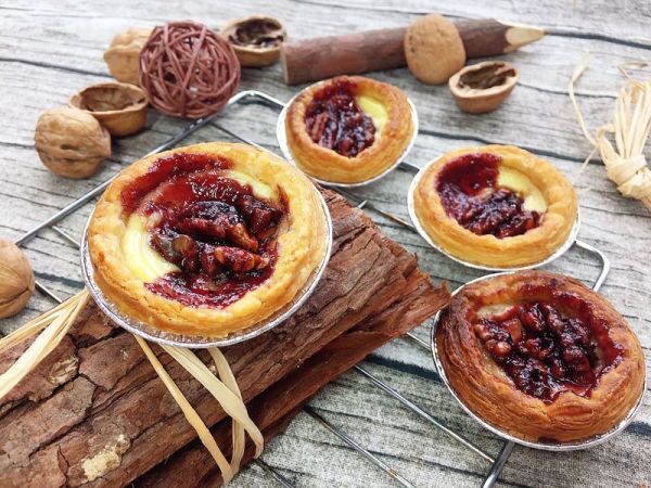 核桃桑葚酱蛋挞