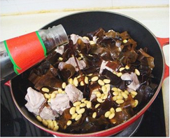 排骨海带酱黄豆