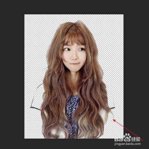 ps如何使用通道来抠头发?