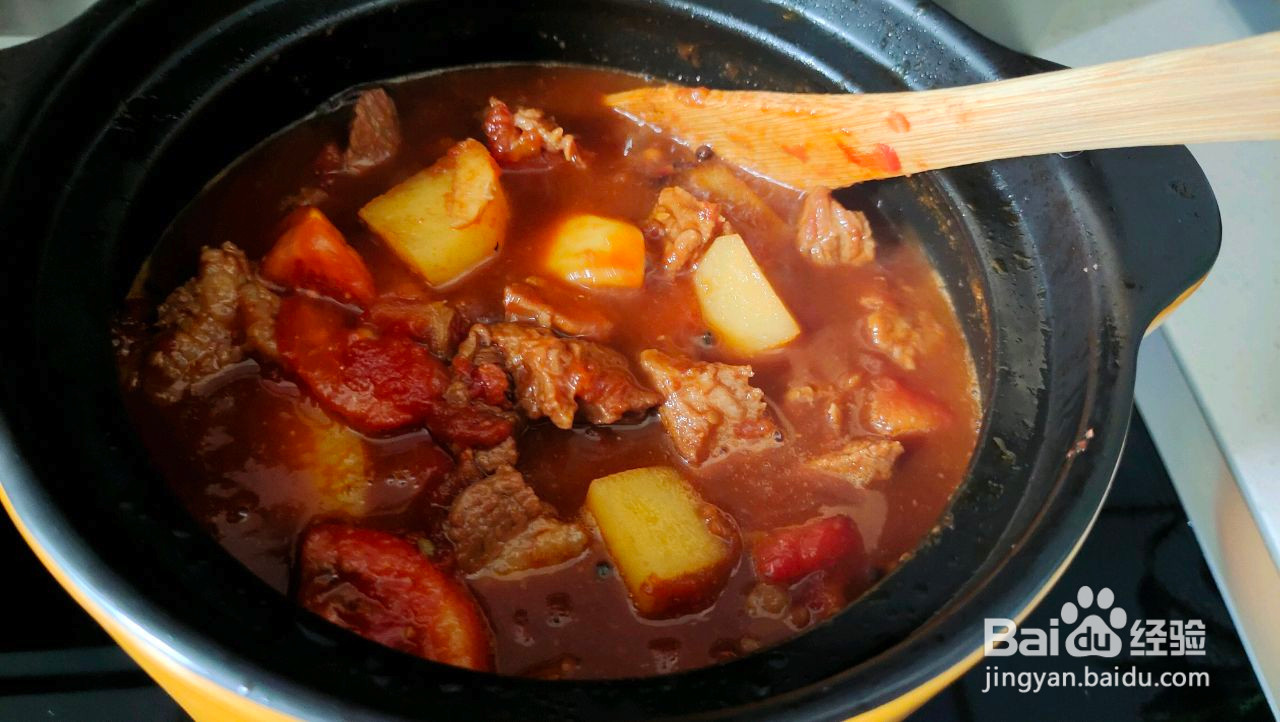 蕃茄土豆炖牛腩的做法