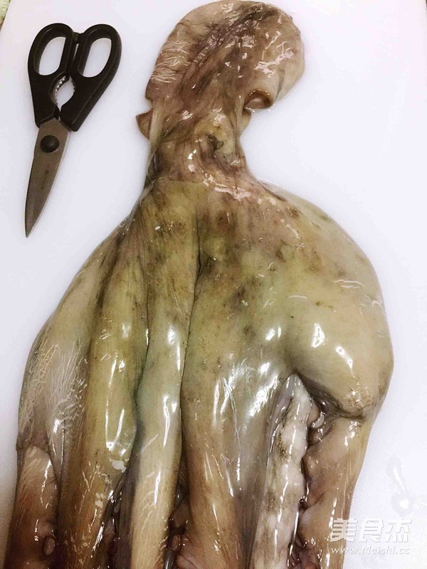 八爪鱼色拉的做法