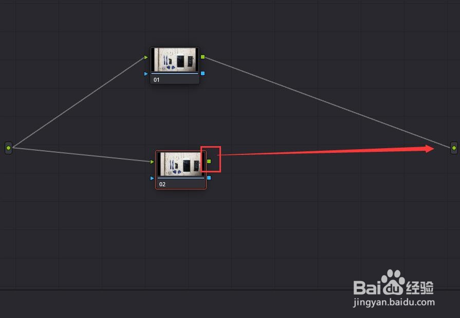 达芬奇节点之间怎么连接？如何删除连接线？