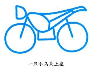 教宝宝画画（2）——教宝宝画“摩托车”
