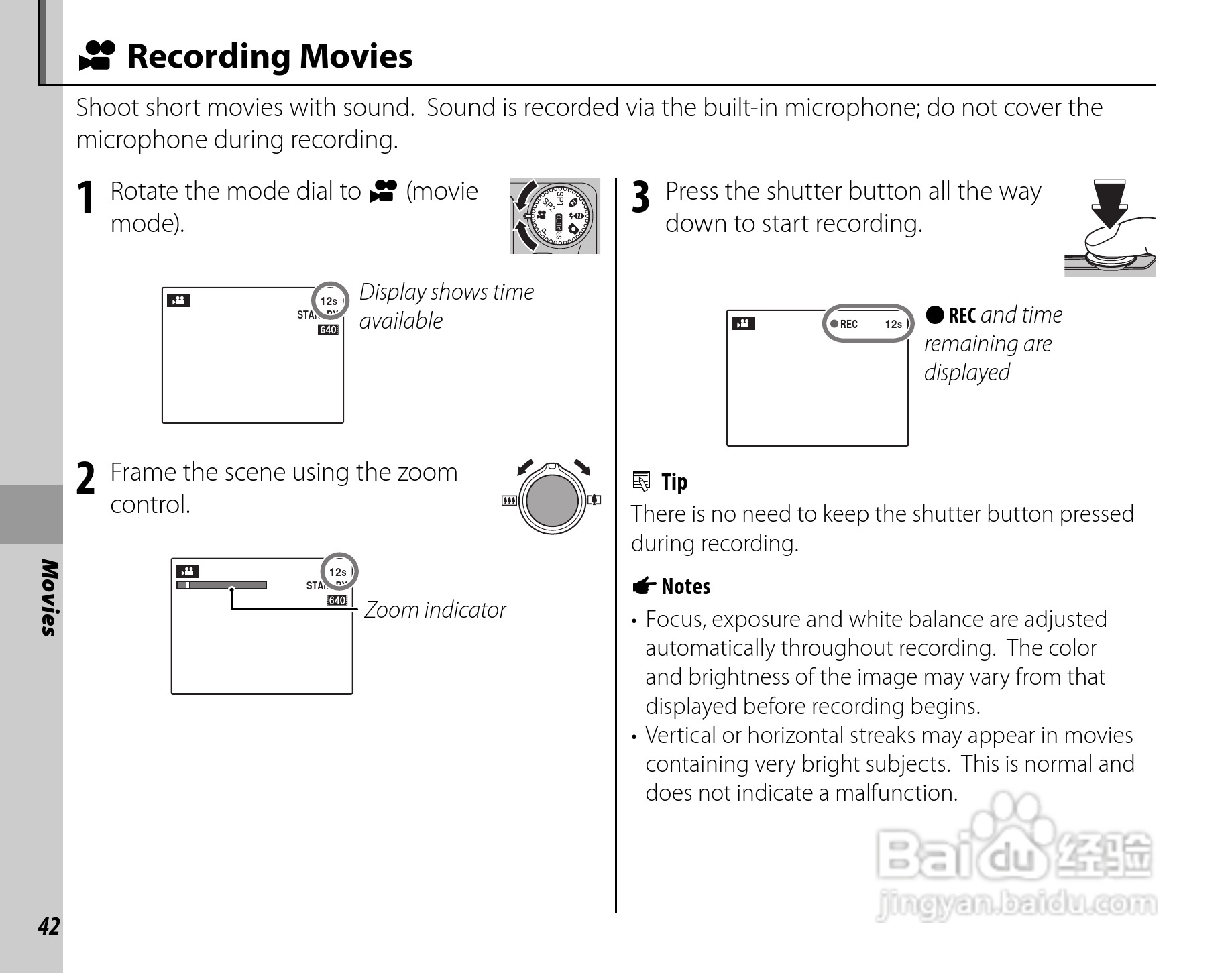 富士FinePix JZ300数码相机使用说明书:[6]