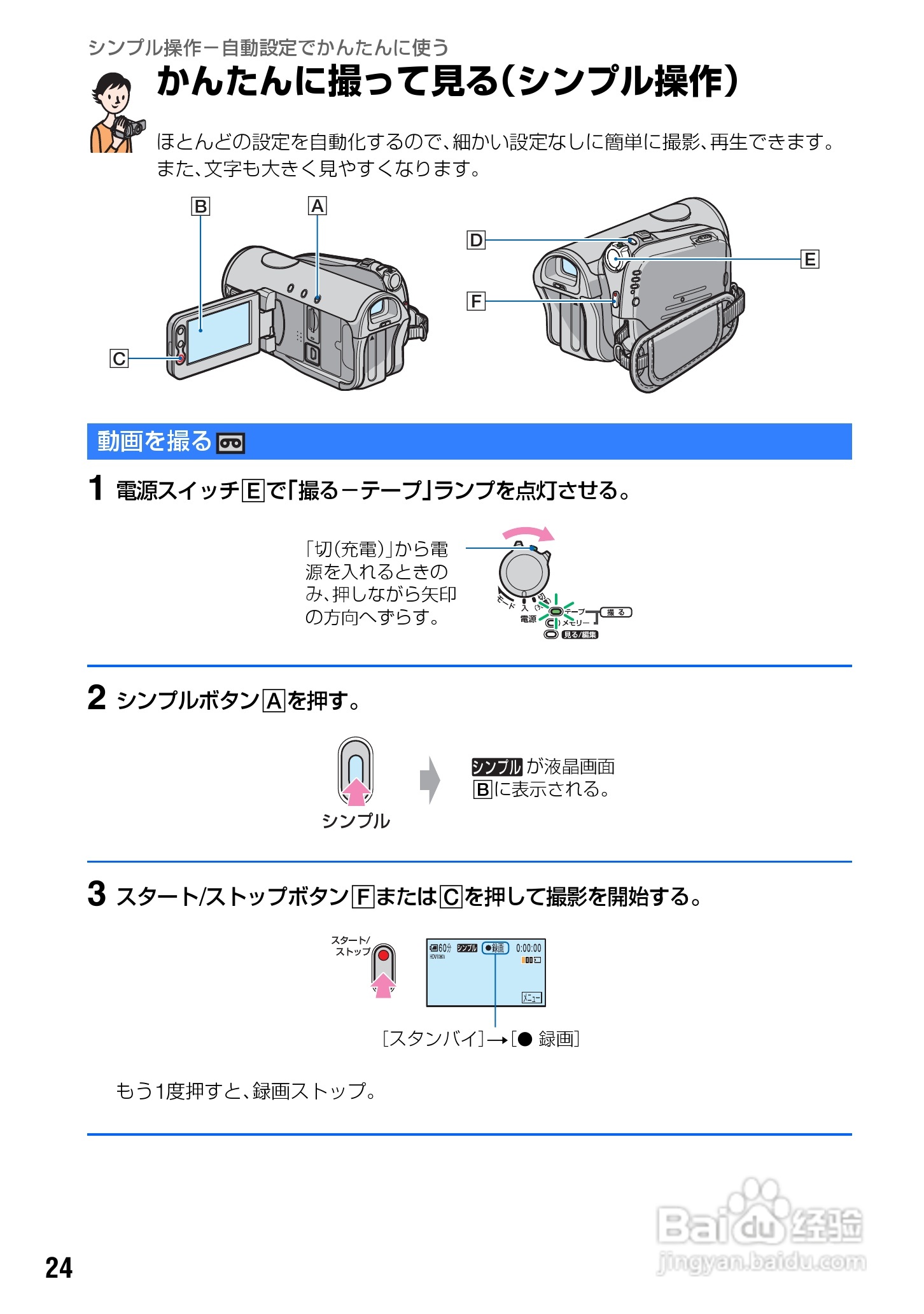 SONY HDR-HC3摄像机说明书:[3]
