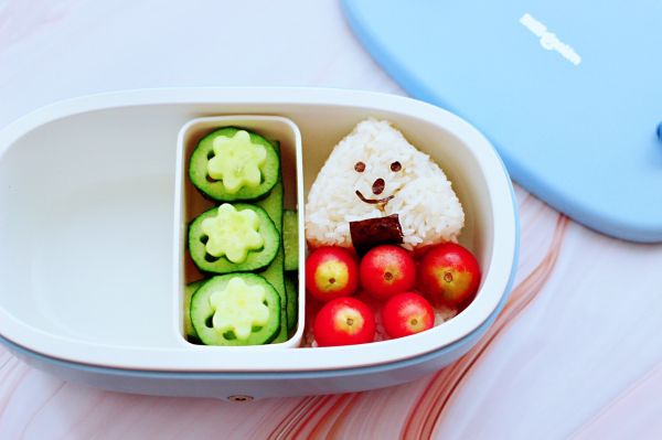 海虾芸豆木耳时蔬便当