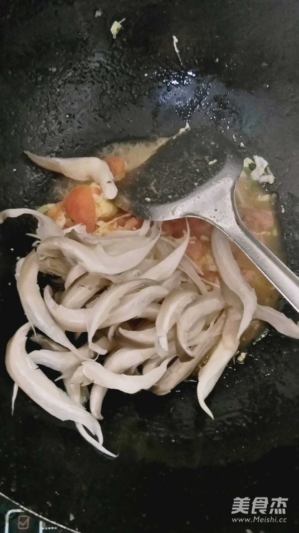 茄汁平菇的做法