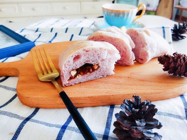 紫薯蜂蜜软欧包