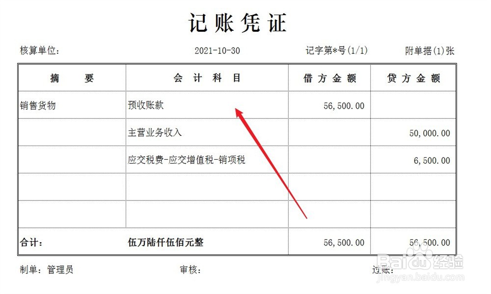 预收款项怎么做账