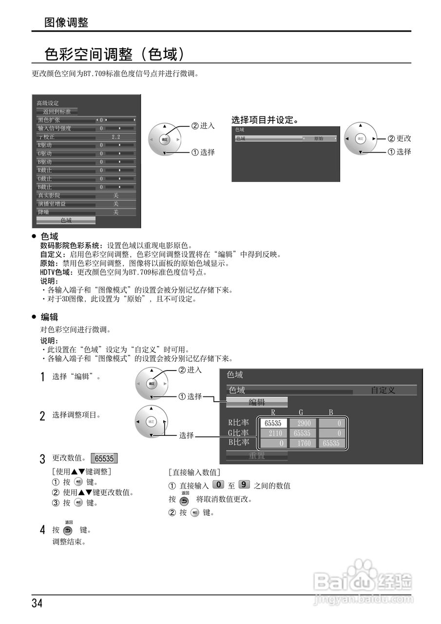 松下TH-85VX200C等离子监视器使用说明书:[4]