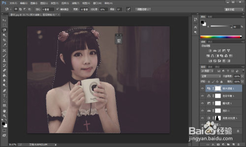 暗黑系修图教程