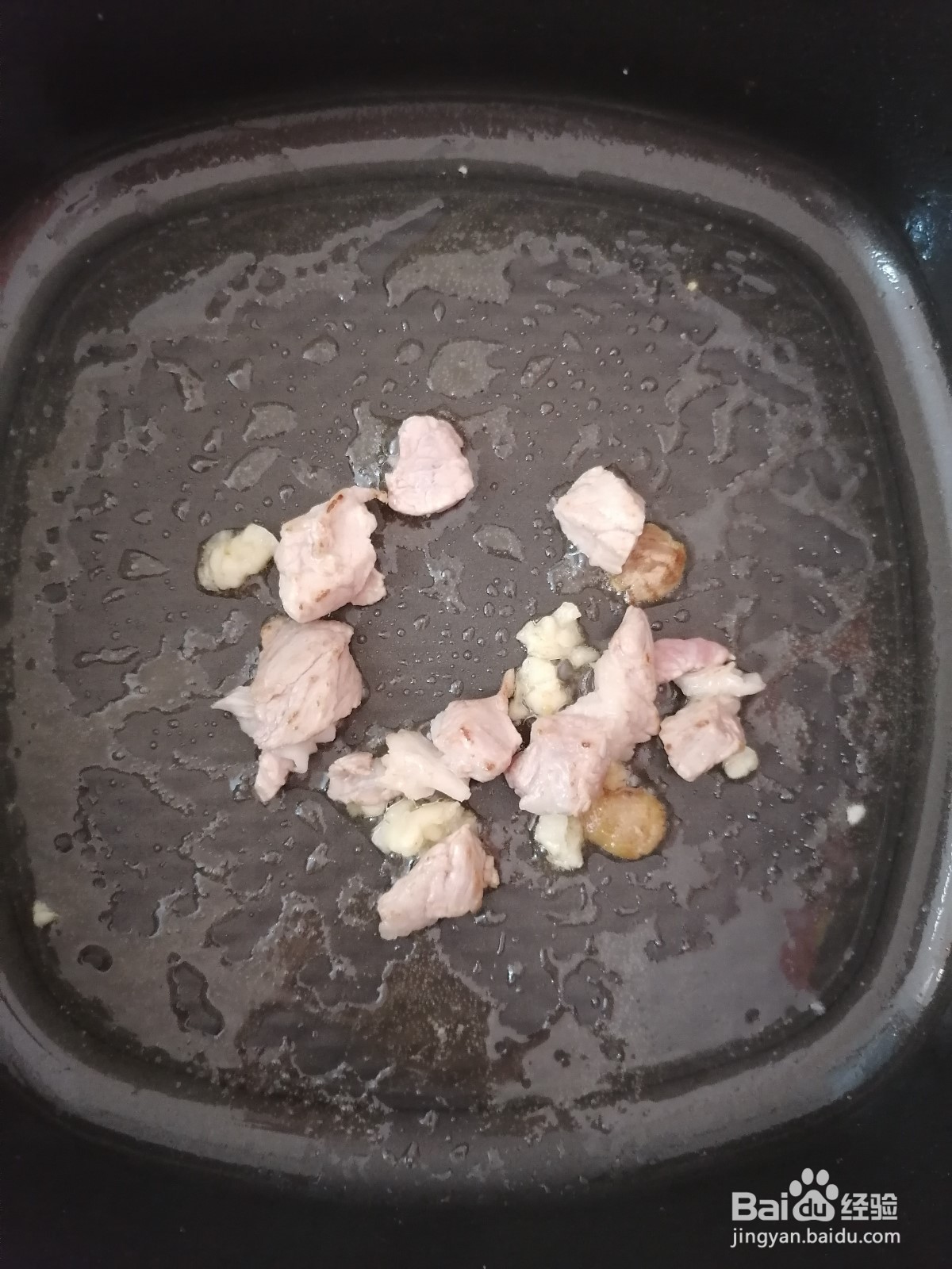 猪瘦肉快炒黄秋葵