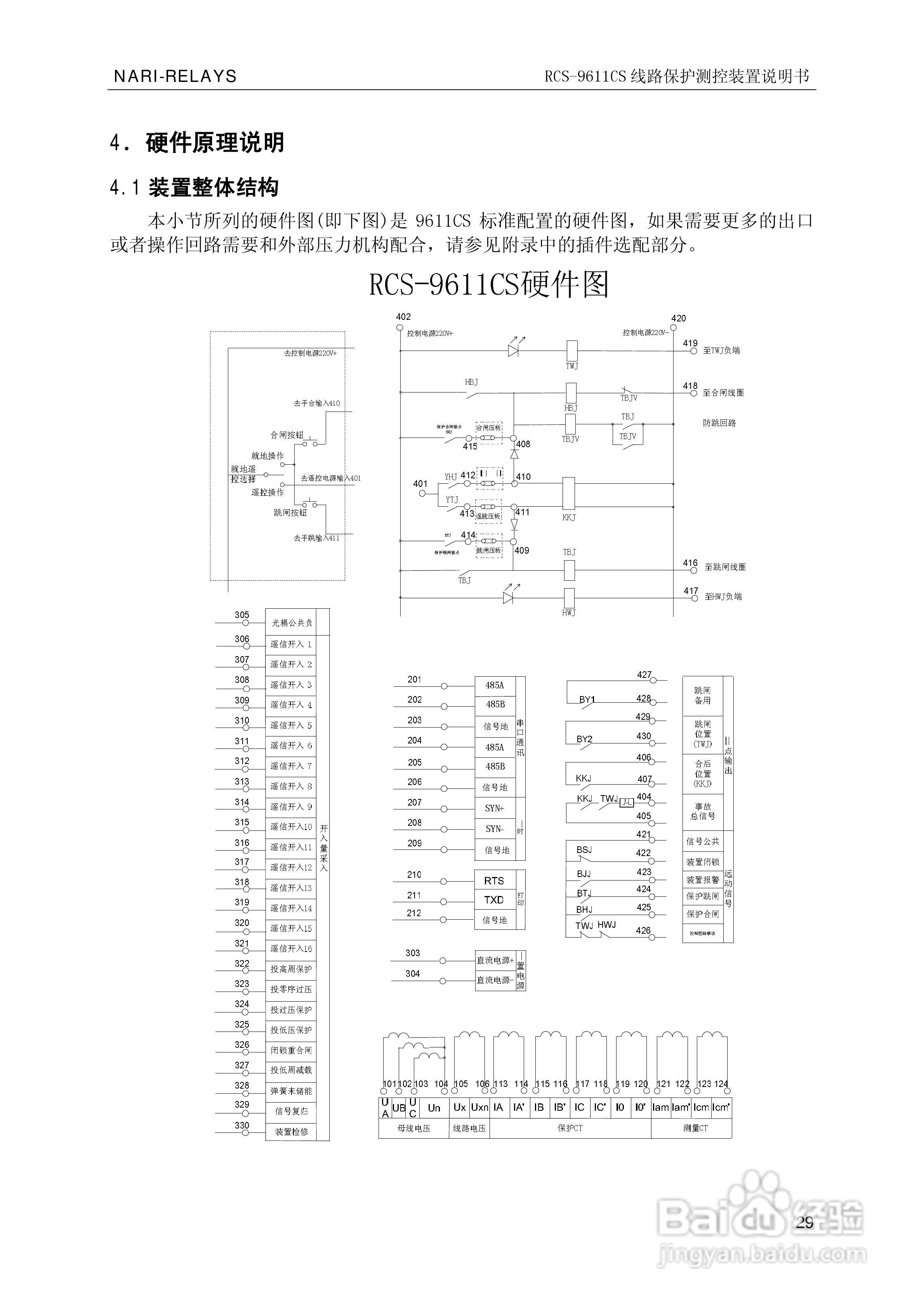 南瑞继保RCS-9681CS变压器后备保护测控装置说明书:[4]