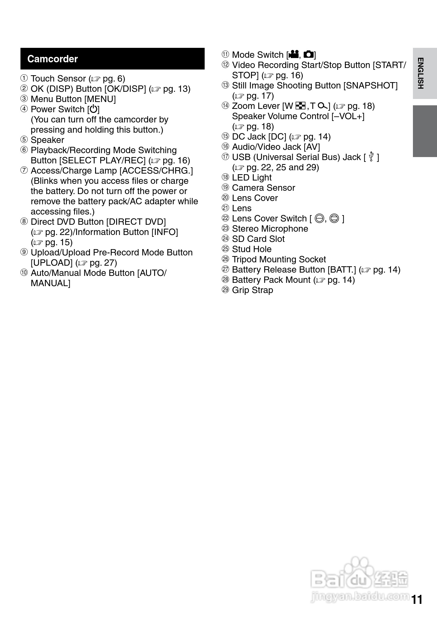 胜利GZ-MS100数码摄像机使用说明书:[2]