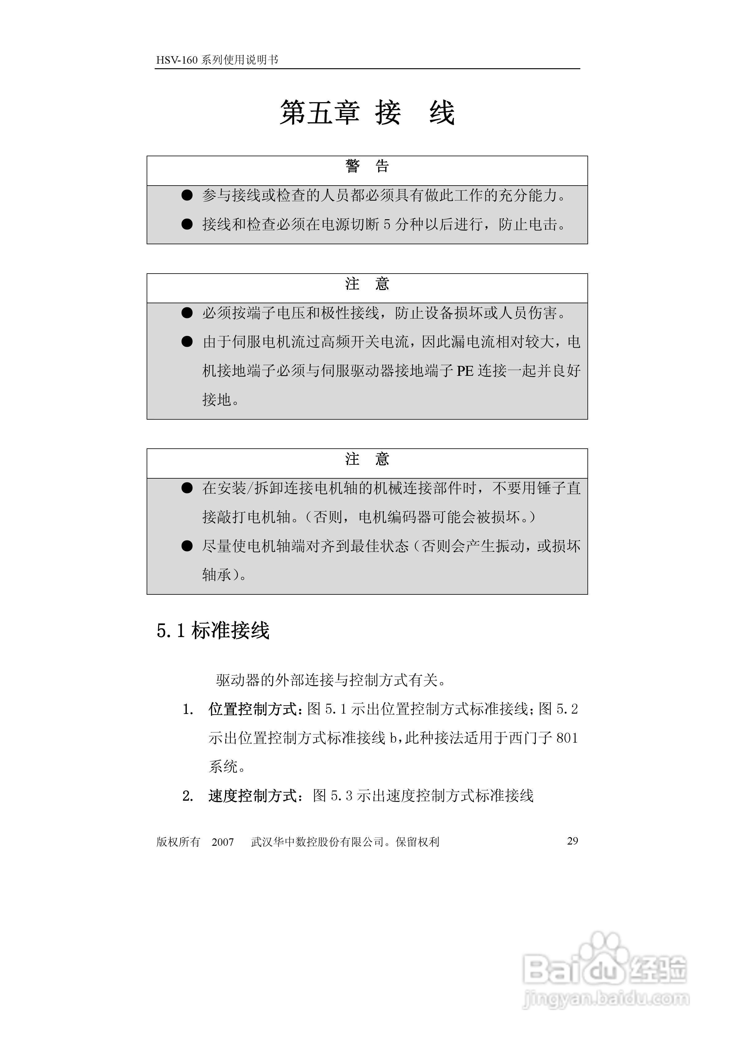 HSV-160系列全数字交流伺服驱动单元使用说明书:[3]
