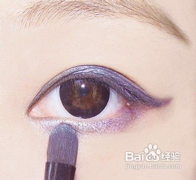 多款色彩的混搭大眼妆教程