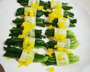 创意油麦菜制作过程