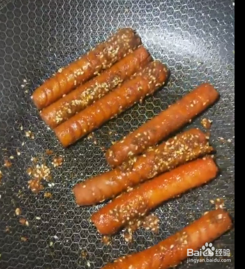 孜然火腿肠的做法