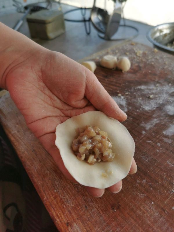黄瓜鸡蛋鲜虾水饺