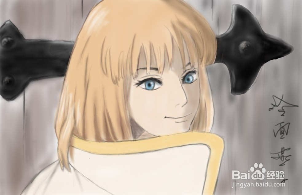 PS画漫画之：对人物的绘制有一个渐次变化