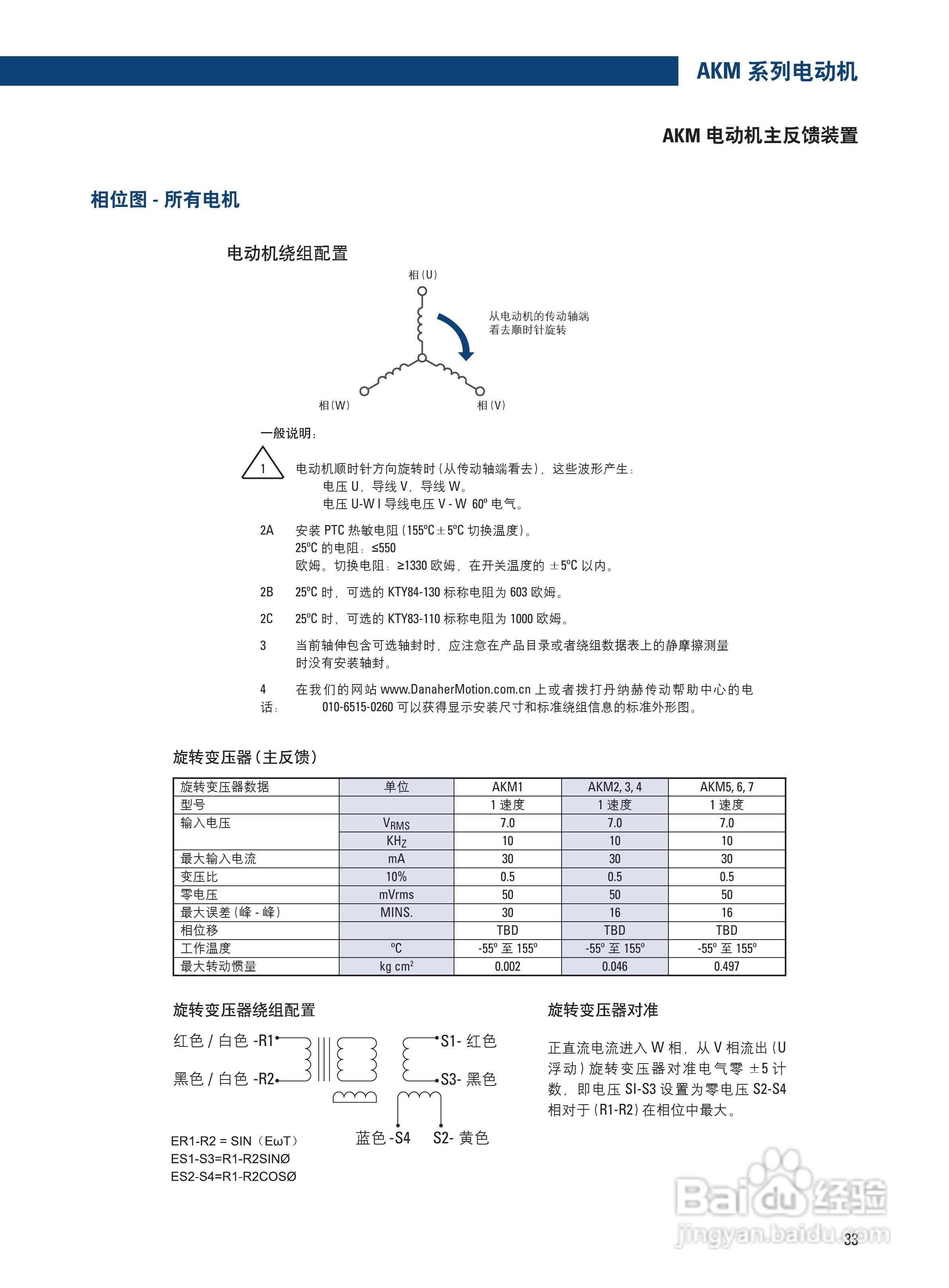 丹纳赫AKM系列伺服马达说明书:[4]