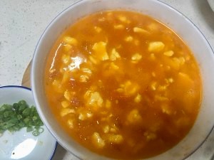 自家蕃茄鸡蛋面