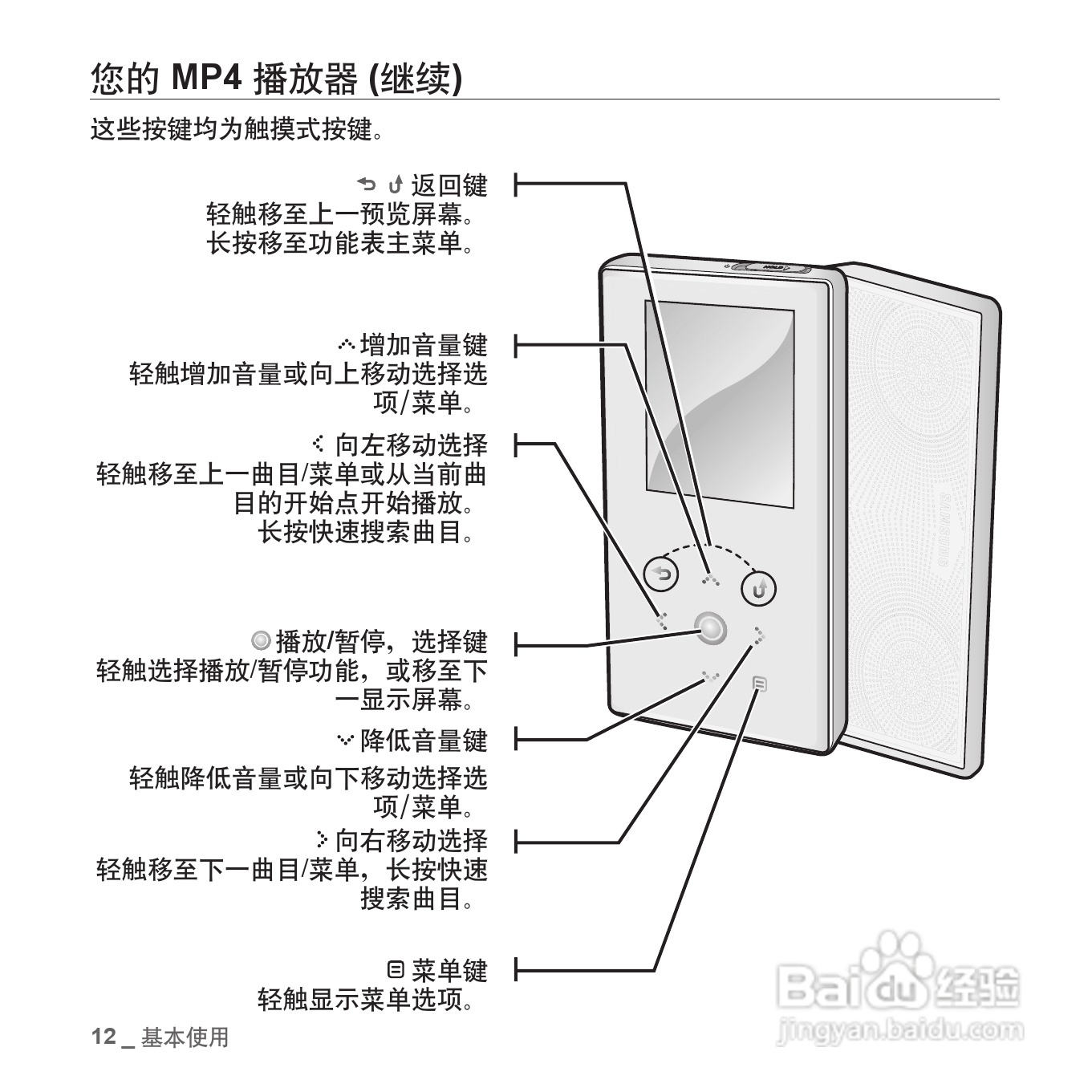 三星YP-S5QW MP4播放器使用说明书:[2]