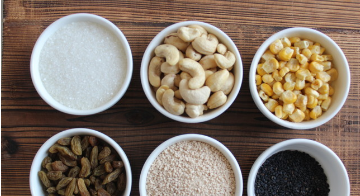 缤纷水果早餐粉制作步骤