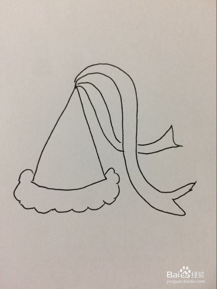 生日帽子简笔画画法