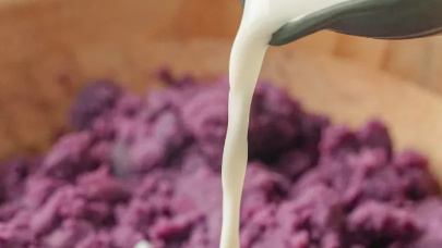饺子皮紫薯饼的做法