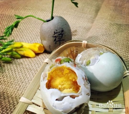 好吃好看的缤纷糯米蛋