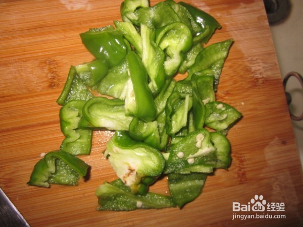 家常菜青椒藕片