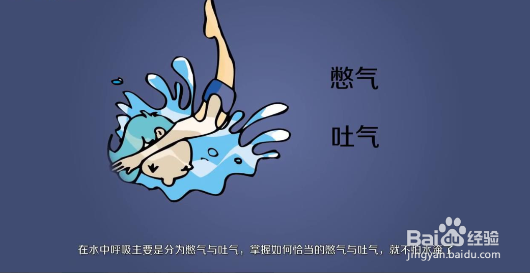 水下憋气训练动画图片