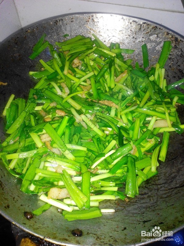 鸡汤韭菜土豆粉