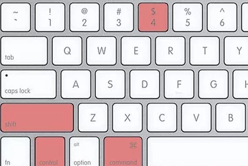 如何用苹果笔记本截图?