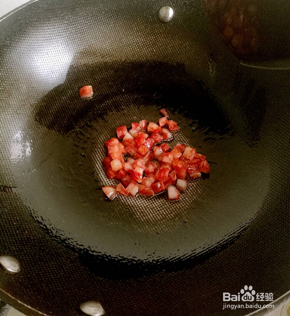 豌豆米炒香肠