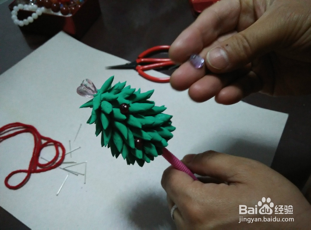 萌萌的圣诞树制作方法